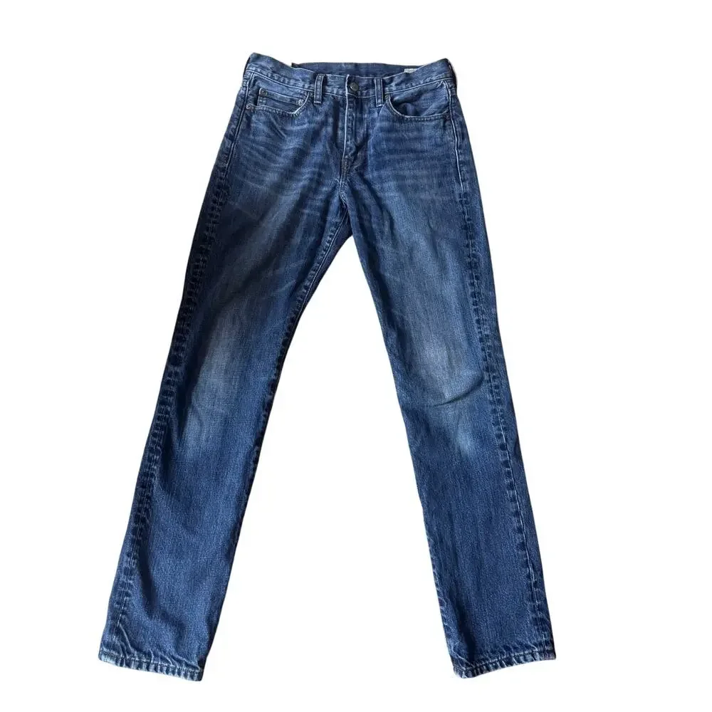 J.Crew | Kaihara Denim Medium Rinse Lined Straight Leg Style 770 Jeans | 29x32